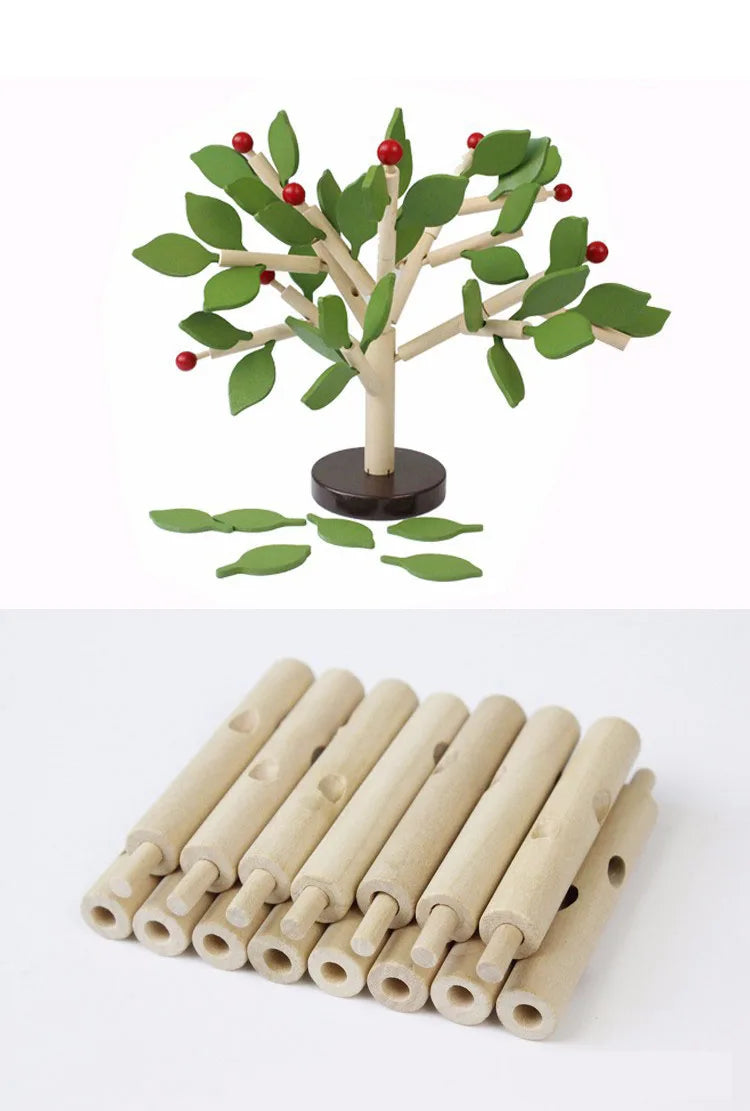 Wooden 3D Tree Puzzle Educational Toy