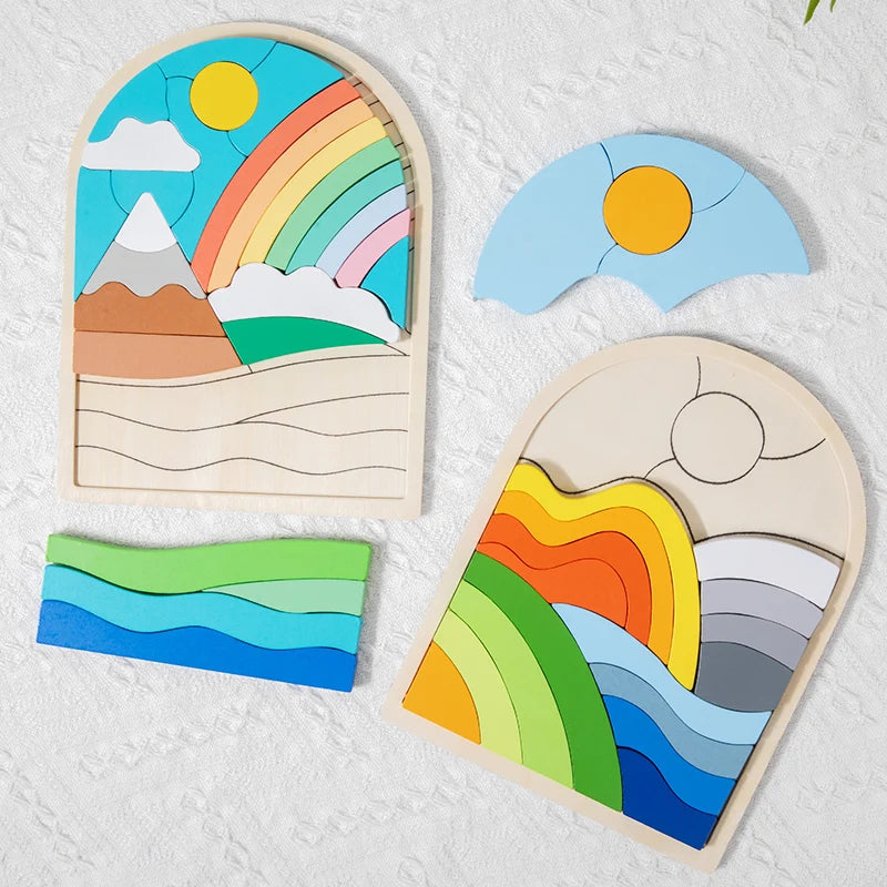 Montessori Irregular Shape And Colour Cognitive Educational Toy