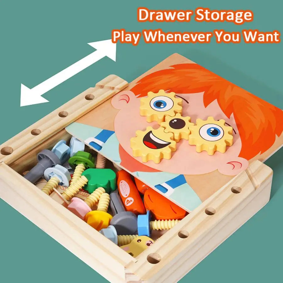Montessori Educational Simulated Carpenter Repair Tools Set