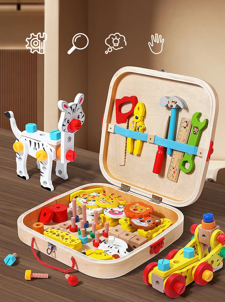 Montessori Educational Simulated Carpenter Repair Tools Set