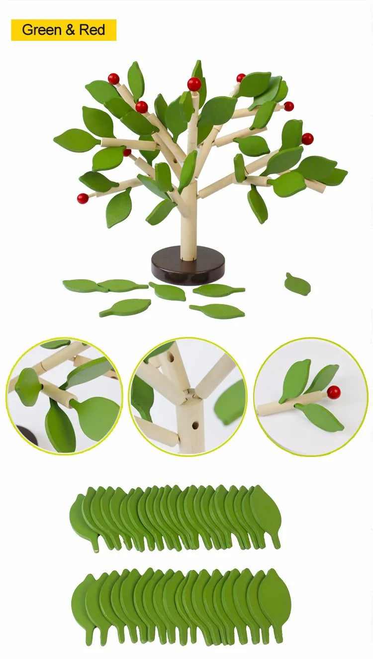 Wooden 3D Tree Model Puzzle - Montessori Educational Toy