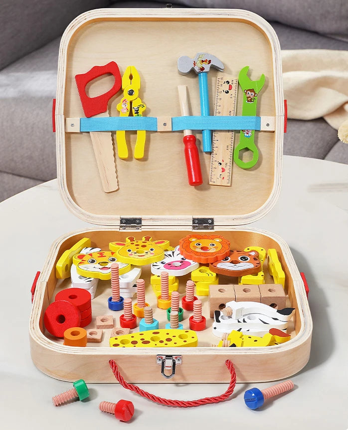 Montessori Educational Simulated Carpenter Repair Tools Set