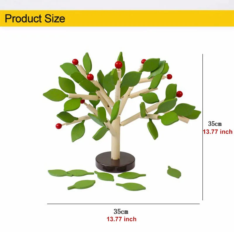 Wooden 3D Tree Puzzle Educational Toy
