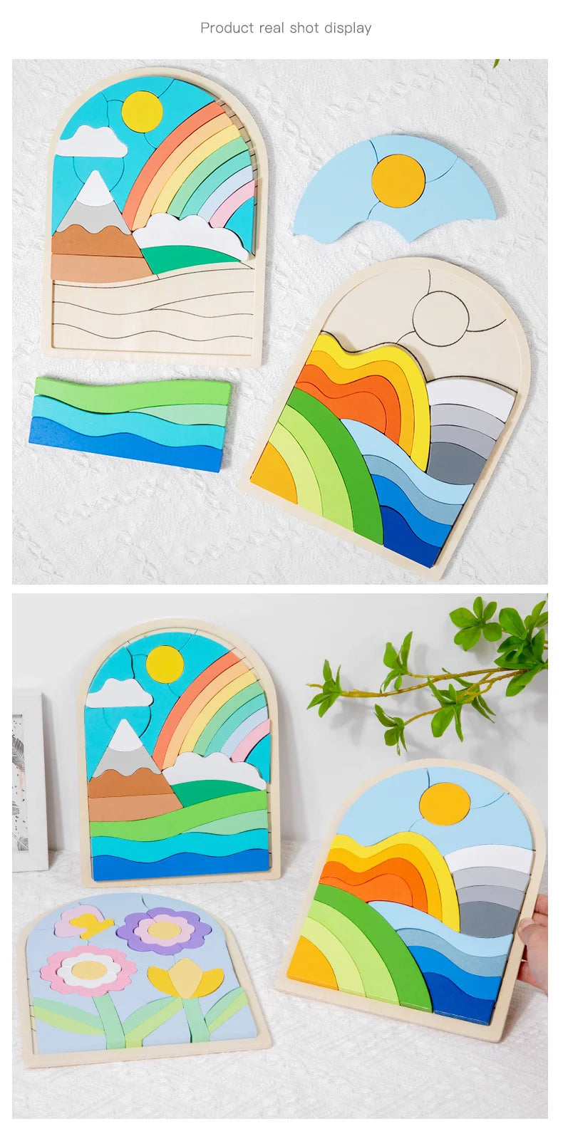 Montessori Irregular Shape And Colour Cognitive Educational Toy