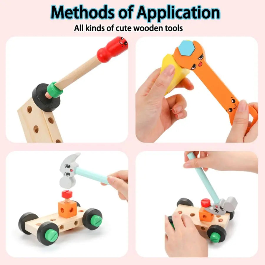 Montessori Educational Simulated Carpenter Repair Tools Set