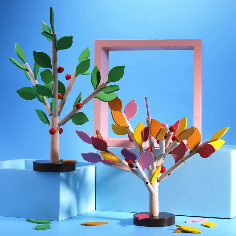 Wooden 3D Tree Puzzle Educational Toy