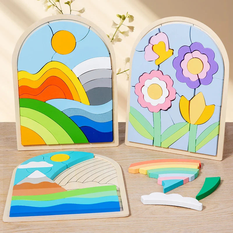 Montessori Irregular Shape And Colour Cognitive Educational Toy