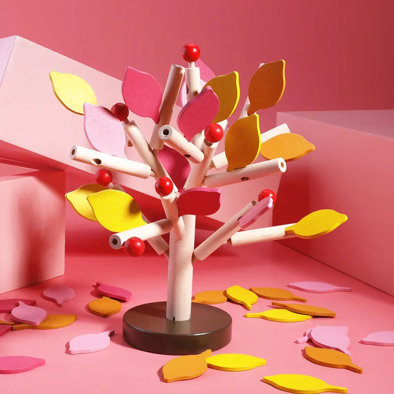 Wooden 3D Tree Puzzle Educational Toy