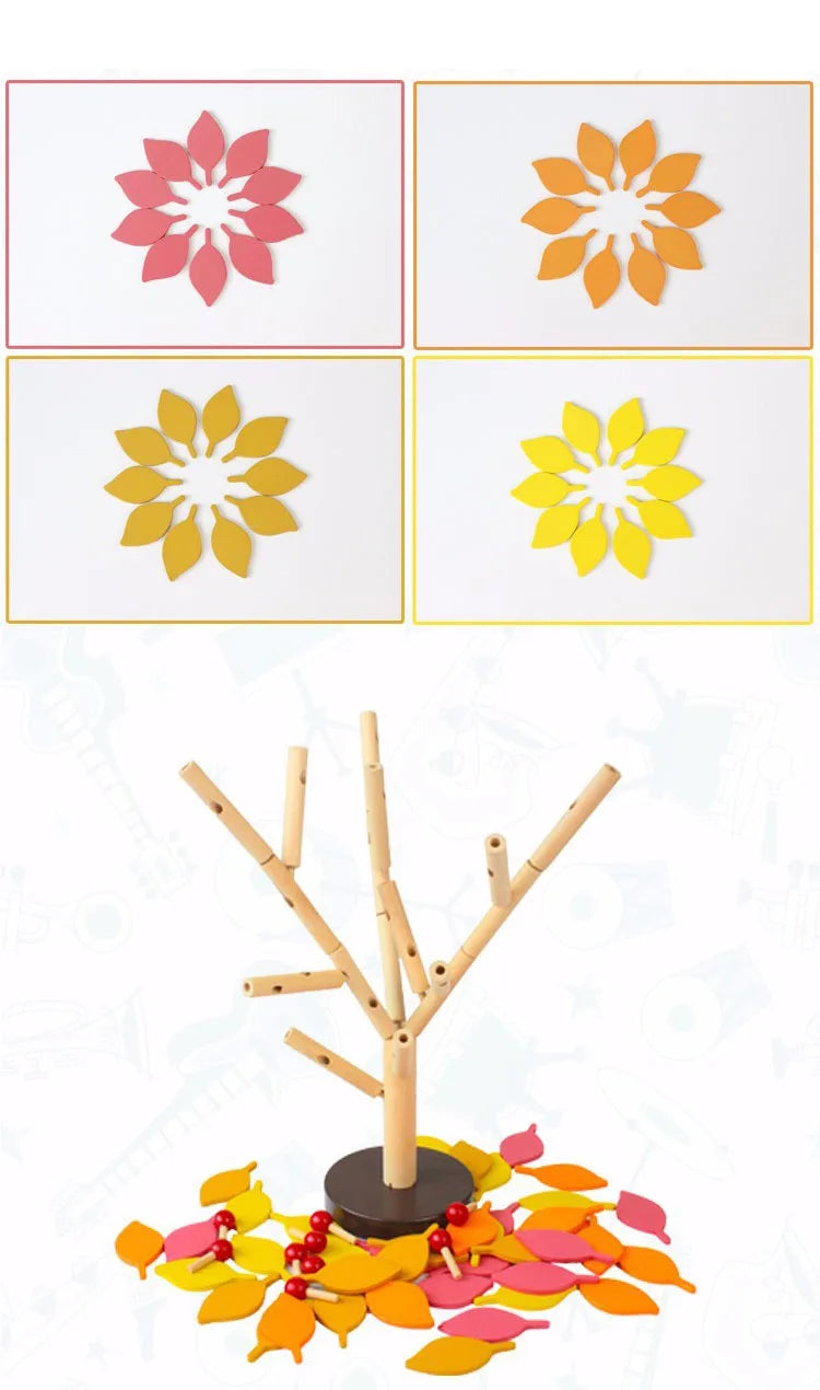 Wooden 3D Tree Puzzle Educational Toy