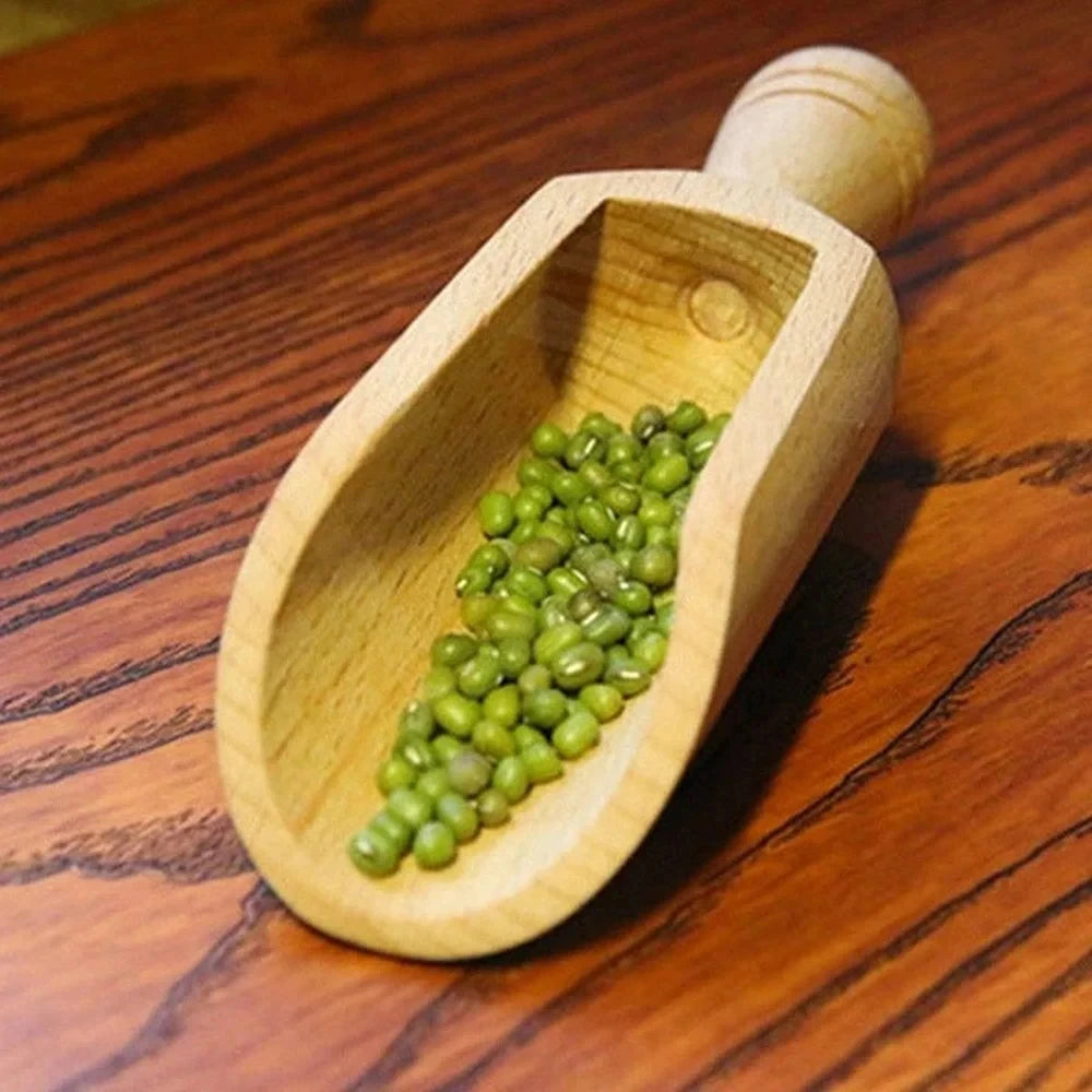 Mini Wooden Scoops - Versatile Small Spoons for Kitchen & Bath