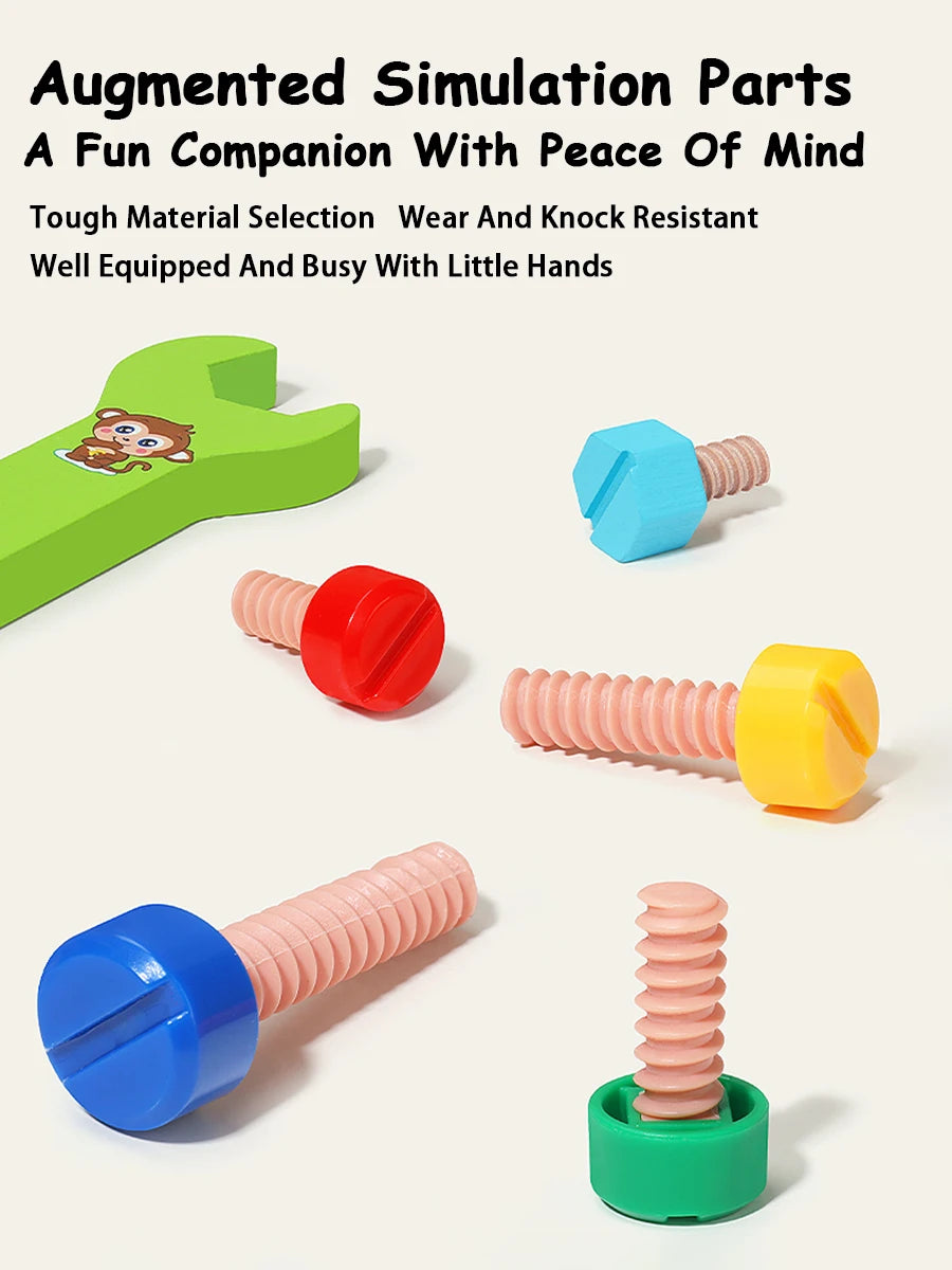 Montessori Educational Simulated Carpenter Repair Tools Set