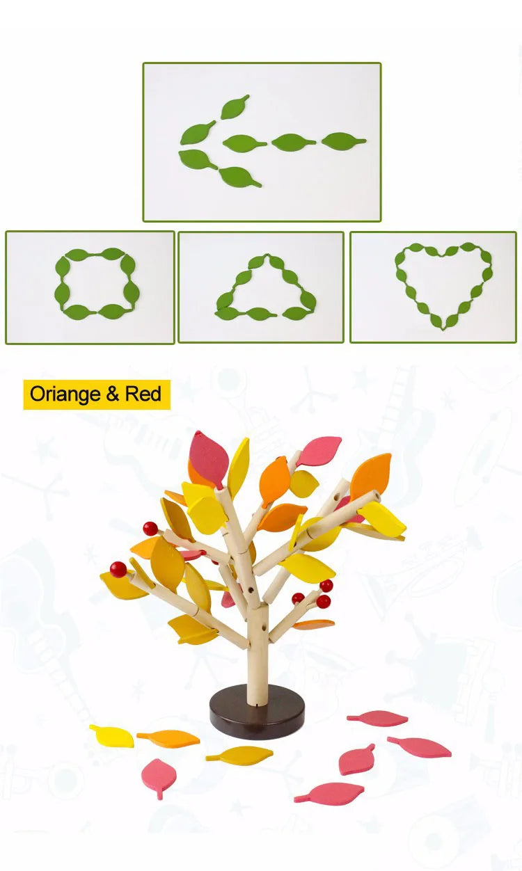 Wooden 3D Tree Puzzle Educational Toy