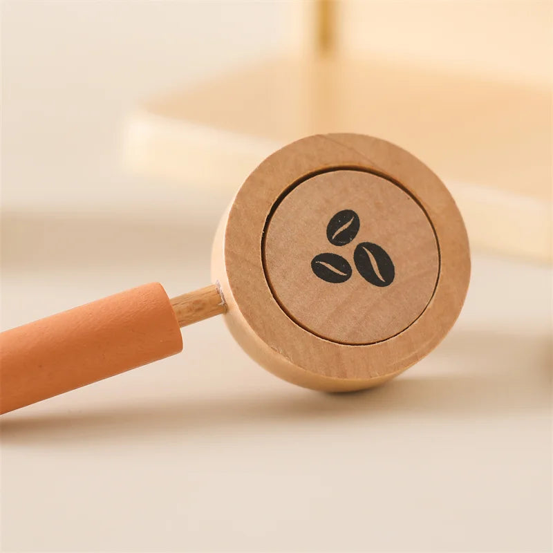 Montessori Coffee Machine Wooden Toy Set