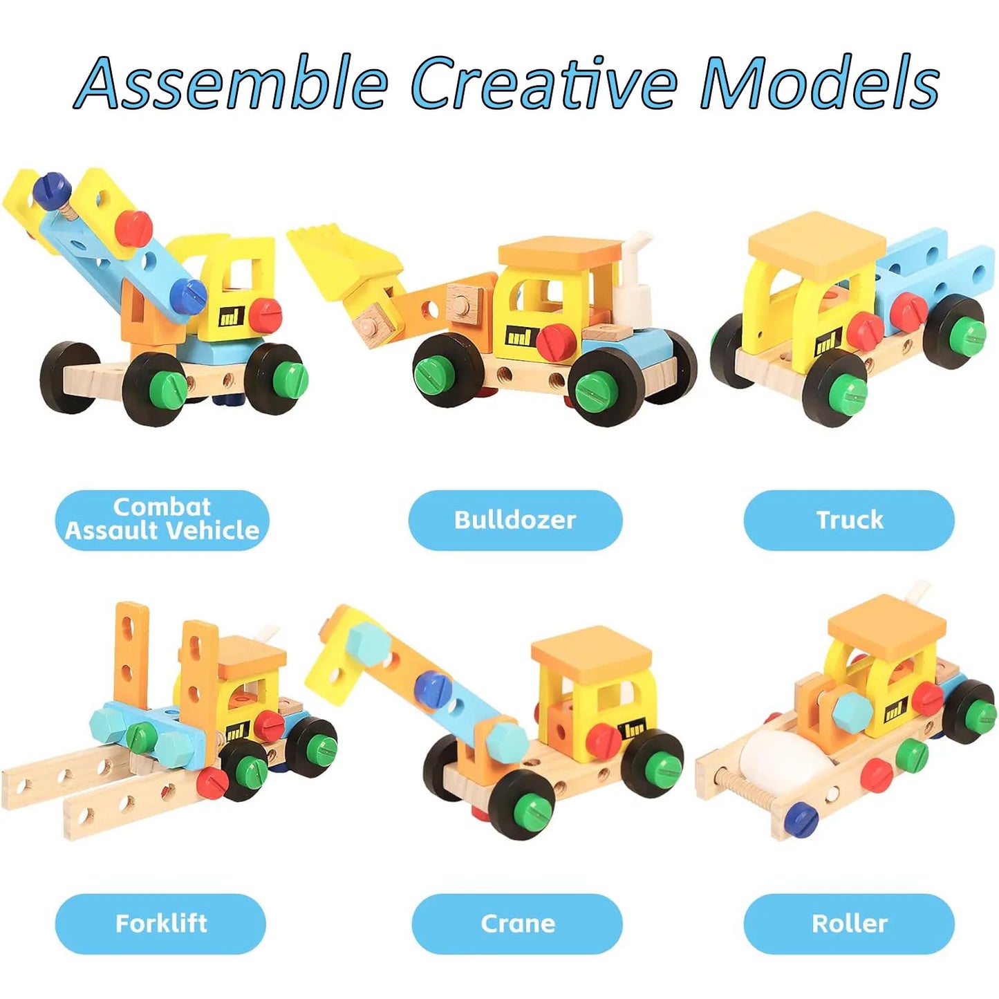 Montessori Educational Simulated Carpenter Repair Tools Set