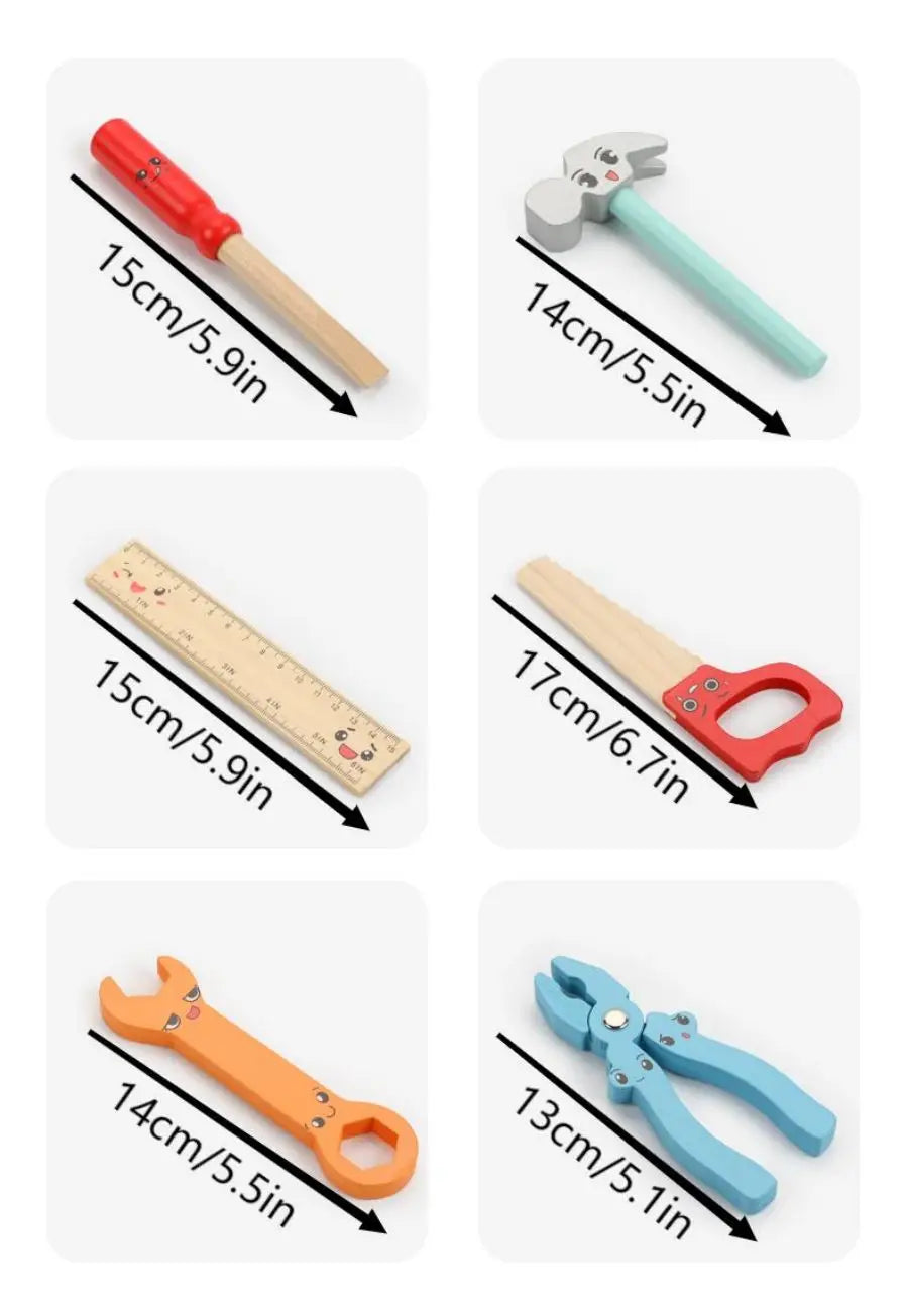 Montessori Educational Simulated Carpenter Repair Tools Set