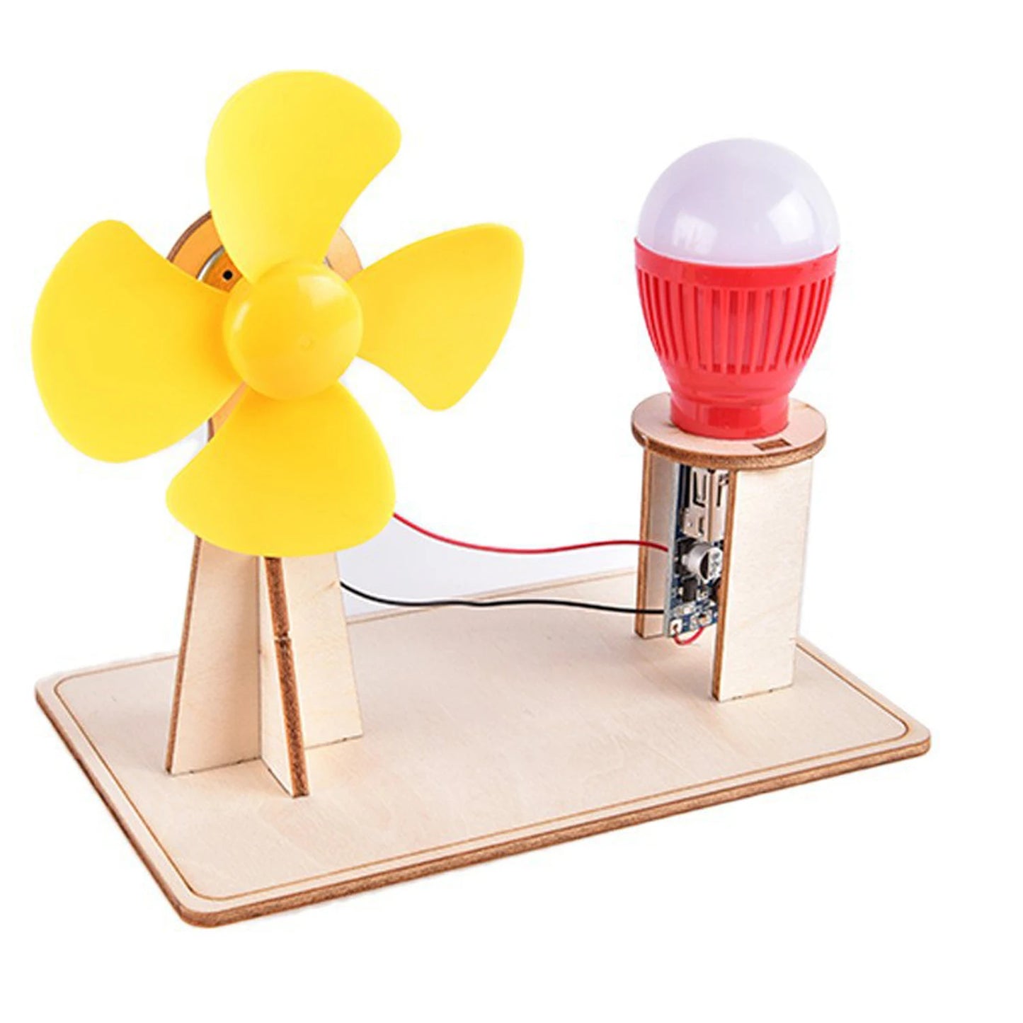 Montessori Wooden Wind Generator Model