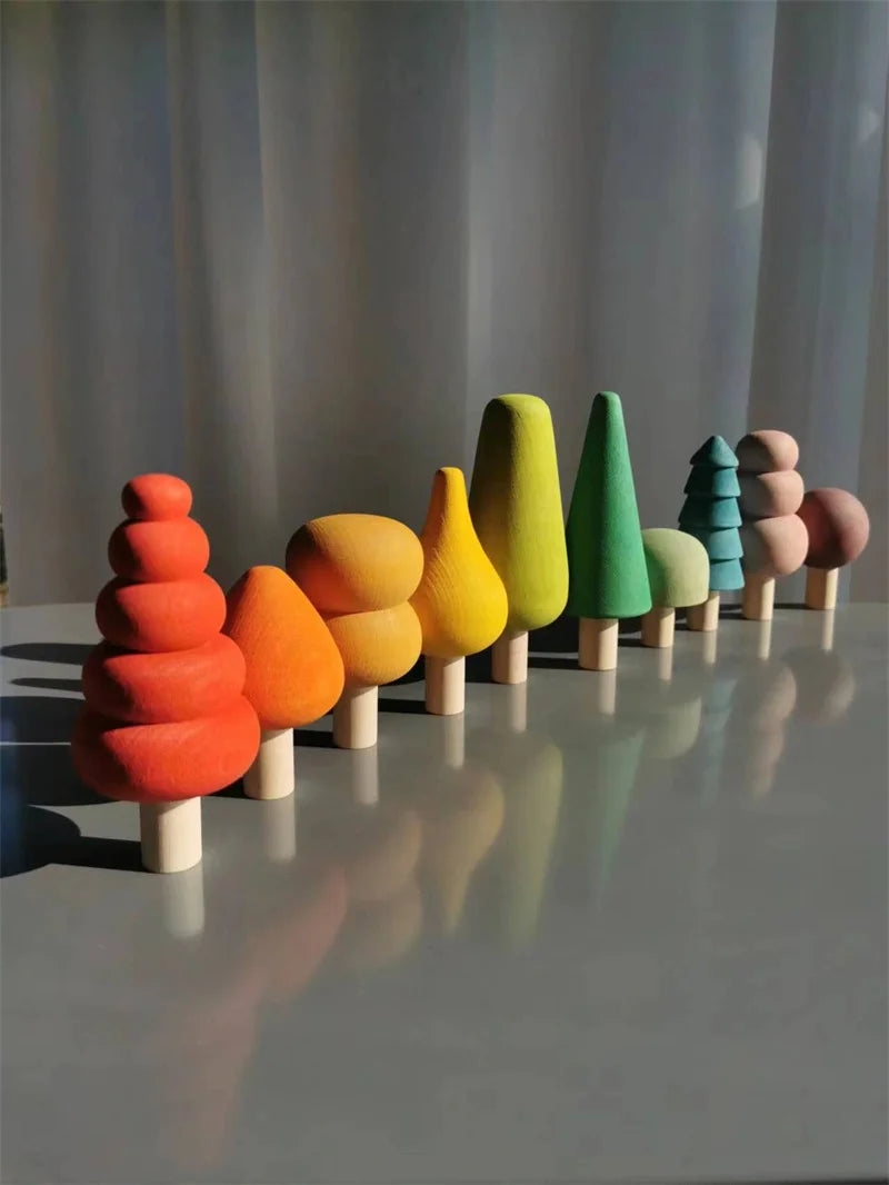 Pastel Nordic Wooden Building & Stacking Set
