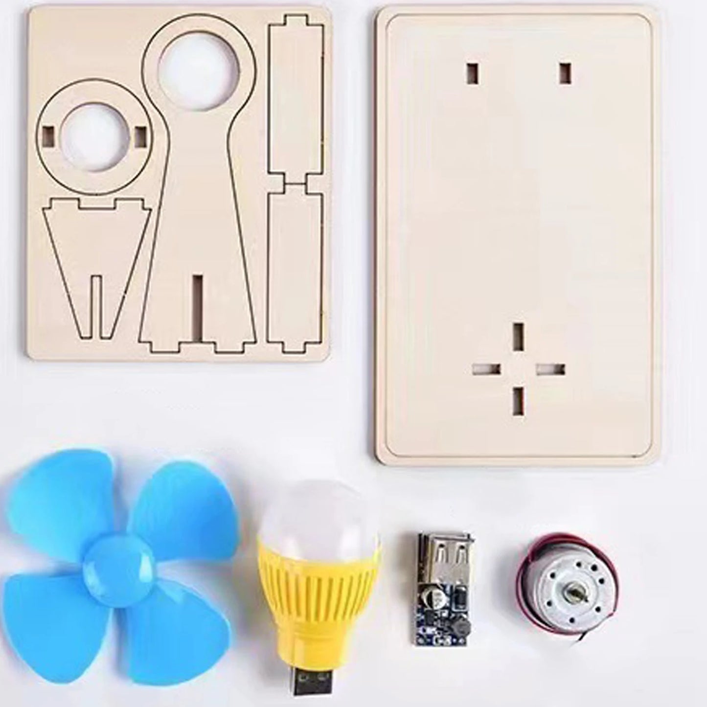 Montessori Wooden Wind Generator Model