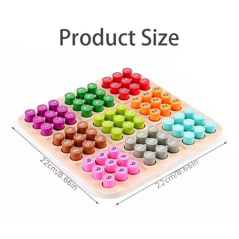 Montessori Wooden Color Sudoku Game