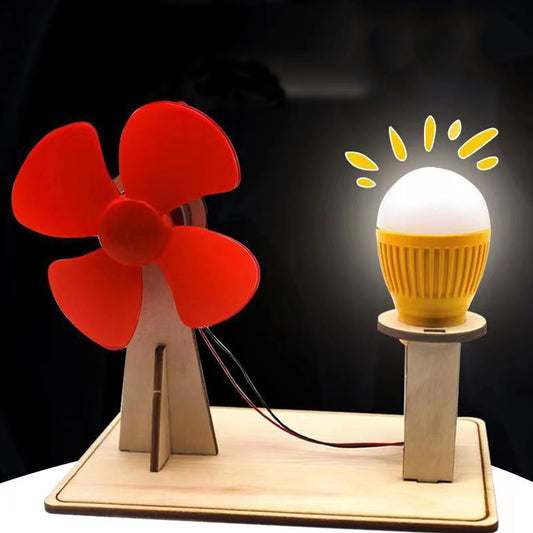 Montessori Wooden Wind Generator Model