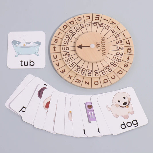 Montessori Wooden Spelling Word Puzzle