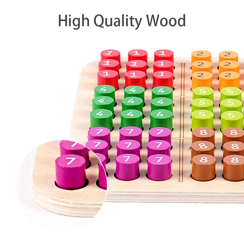 Montessori Wooden Color Sudoku Game