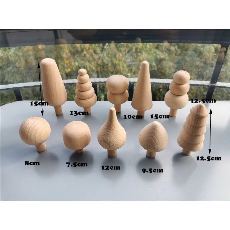 Pastel Nordic Wooden Building & Stacking Set