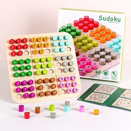 Montessori Wooden Color Sudoku Game